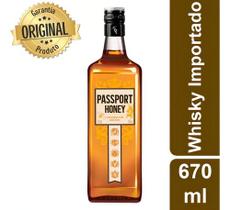 Licor De Whisky Escocês E Mel Passport Honey 670ml