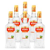 Licor Fino de Laranja Stock Curaçau Triple Sec 720ml 6un