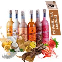 Licor Fino Maracutala Fruit Drinks Kit Com 6 Unidades 750 Ml