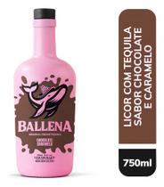 Licor Nacional Ballena Chocolate E Caramelo Com Tequila 750m