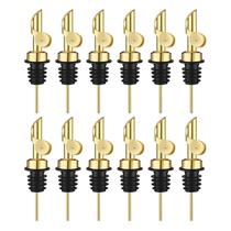 Licor pesado Pour Spout Pafusen, pacote com 12 unidades, Gold Auto On/Off
