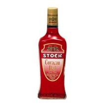 Licor Stock Curaçau Red 720ml - DISTILLERIE STOCK