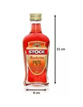 Licor Stock Mandarino Garrafa de Vidro 50ml
