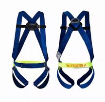 Life Cintos cinto 1 ponto e talabarte com abs y altura segurança epi cor azul