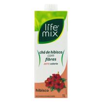 Life mix chá de hibisco com fibras - 1l