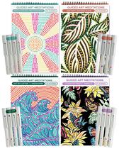 Lifelines FlowArt Kit com 4 Cadernos de Atividades com Marcadores