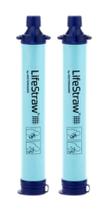 LifeStraw Filtro de Água Pessoal para Caminhada, Camping ou Emergências - Pack 2 LifeStraw Filtro de Água Pessoal para Caminhada, Camping ou Emergências - Pack 2