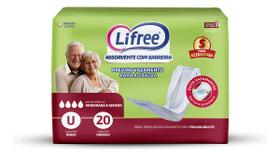 Lifree Absorvente Geriátrico Refil Para Fralda-calça 20 Unidades