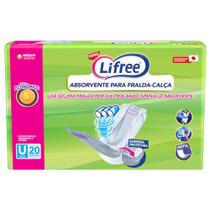 Lifree absorvente para fralda-calça 1 Pacote Com 20 Unidades