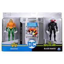 Liga da justiça pack com 2 figuras superman/darkseid - acquaman/arraia
