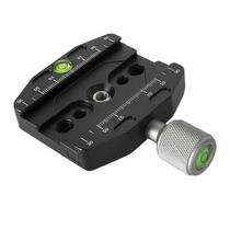 Liga de alumínio 50mm/70mm/90mm/110mm Fixação Rápida Pinça do Tripé Cabeça de Esfera para Arca-Swiss Standard Camera Monopod - QR-70N