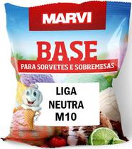 Liga Neutra Artesanal M10 Base Para Sorvete Marvi 1kg