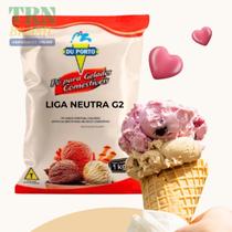 Liga Neutra G2 1Kg Duporto para Gelados Comestíveis Sorvete Geladinho Picolé e Massas
