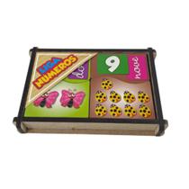 Liga Numeros Brinquedo Pedagógico Educativo MDF Colorido