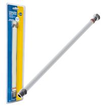 Ligação Flexível Aço Inox 3 em 1 Blukit p/ Aquecedor de Passagem 30 a 60cm Rosca F 1/2 x M 1/2 182425