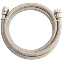 Ligação Flexivel Inox para Gás com Adaptador 2,00 Metros - 181905-41 - Blukit