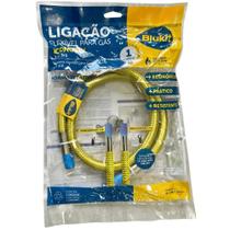 Ligação Flexível Para Gás 3/8" x 3/8" 1mt Blukit