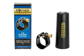 Ligadura e tampa de plástico para saxofone tenor padrão Rovner Ligadura e tampa de plástico para saxofone tenor padrão Rovner