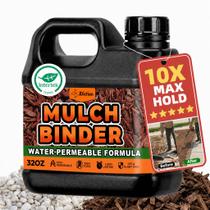 Ligante para mulch JDiction 946 ml cola permeável para paisagismo Ligante para mulch JDiction 946 ml cola permeável para paisagismo