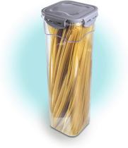 LigBrin Hermetic Were Quadrado Porta Macarrão com Tampa de Cores Sortidos, 1,5 l, Cristal