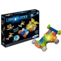 Light Blocks Carros 4 em 1 Xalingo