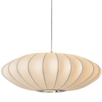 Light Fixture COMSDY Luminária pendente de pires de seda branca de 60 cm