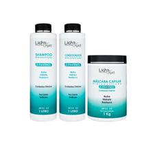 Light Hair Kit Shampoo Condicionador e Mascara D-Pantenol 1L Light Hair Kit Shampoo Condicionador e Mascara D-Pantenol 1L