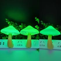 Light Night Light AUSAYE Mushroom Sensor LED, pacote com 3 unidades, verde