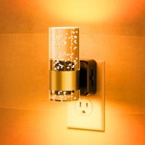 Light Night Light Jandcase, encaixe automático, LED regulável, âmbar