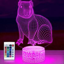 Light Night Light YAOMYLT Capybara Theme 16 cores que mudam