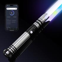 Light Sabre DUPENGDA Pixel Heavy Metal Duel com 34 fontes de som Light Sabre DUPENGDA Pixel Heavy Metal Duel com 34 fontes de som
