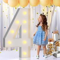Light Up Numbers imprsv 90cm Marquee, decoração de 40º aniversário Light Up Numbers imprsv 90cm Marquee, decoração de 40º aniversário