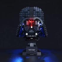 LIGHTAILING Light Set para Darth Vader Capacete Modelo de Blocos de Construção - Kit de Luz Led Compatível com Lego 75304 - Não Incluir o Modelo
