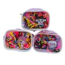 Liguinha para Cabelo com Bolsinha Colorido