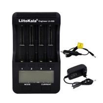 Liitokala Lii-500 18650 26650 21700 4-Slot Carregador de Bateria w