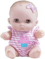Lil Cutesies 8.5" All Vinyl Baby Doll posable e lavável de roupa removível Mimi - Olhos Castanhos JC Toys Idades 2+