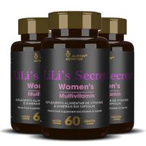 Lilis Secrets Womens Multivitamin 3x60 cápsulas Multivitamínico para Mulheres