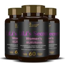 Lilis Secrets Womens Multivitamin 3x60 cápsulas Multivitamínico para Mulheres - Alisson Nutrition