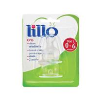 Lillo 618600 Bico De Mamadeira Orto Silicone Tamanho 1