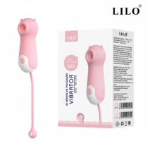 Lilo - Little Monsters QiQi Estimulador de Clitoris Formato de Diabinho Recarregavel - Rosa