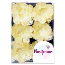 Lily Tela Amarela Perolada