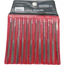 Lima Agulha Nvo 140Mm Bastarda Com 12 Pecas Ab-500 Lima Agulha Nvo 140Mm Bastarda Com 12 Pecas Ab-500
