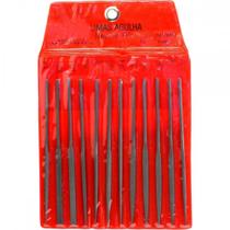 Lima Agulha Nvo 160Mm Bastarda Com 12 Pecas Ab-502