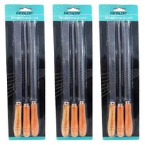 Lima Grosa 9 Peças Para Ferro Madeira Alumínio