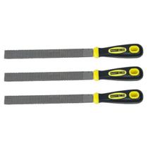 Lima Grosa De Casquear e Ferragear Cavalo Madeira 8 " Com Cabo Emborrachado Dupla Face KIT 3 Limas Lima Grosa De Casquear e Ferragear Cavalo Madeira 8 " Com Cabo Emborrachado Dupla Face KIT 3 Limas