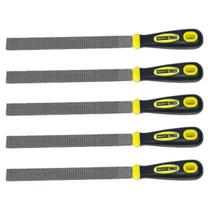 Lima Grosa De Casquear e Ferragear Cavalo Madeira 8 " Com Cabo Emborrachado Dupla Face KIT 5 Limas Lima Grosa De Casquear e Ferragear Cavalo Madeira 8 " Com Cabo Emborrachado Dupla Face KIT 5 Limas