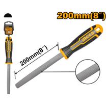 Lima Grossa Meia-Cana Com Cabo Emborrachado 8" (200mm) INGCO
