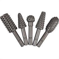 Lima Rotativa Brasfort Para Madeira 1/4 Kit Com 5 Pecas 7917