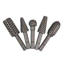 Lima Rotativa Brasfort Para Madeira 1/4 Kit Com 5 Pecas 7917