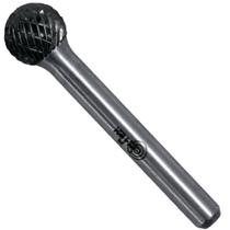 Lima rotativa endurecida esférica 16 x 14 mm haste 6 mm - 23.237